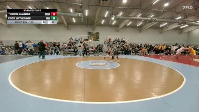 113 lbs Cons. Round 3 - Cody Littlepage, Eagle Valley vs Chris Alvarez, Mountain Range