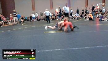 117 lbs Round 2 - Callahan Earnest, East Kansas Eagles vs Maxwell Countryman, Open Mats