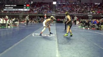 2A-165 lbs Quarterfinal - Briggs Collins, West Liberty vs Jax Jensen, Winterset