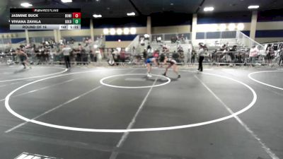 101 lbs Round Of 16 - Jasmine Buck, Dominate WC vs Viviana Zavala, Gold Rush Wr Ac