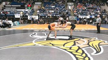1 - 165 lbs Cons. Semi - Hunter Pennington, Rural Retreat vs Ethan Bryant, Bath County High School