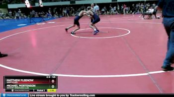 125 lbs Champ. Round 1 - Michael Mortenson, Hickory Wrestling Club vs Matthew Fleenow, Unattached