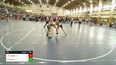 150 lbs Cons. Round 3 - Porter Logan, Skyridge vs Cooper Robins, Syracuse