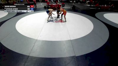 157 lbs Champ. Rd Of 16 - David Medina, Beat The Streets - Los Angeles vs Atticus Ayres, Cardinal Wrestling Club