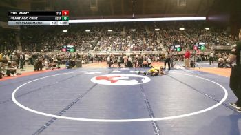 4A-144 lbs 1st Place Match - Tel Parry, Star Valley vs Santiago Cruz, Rock Springs