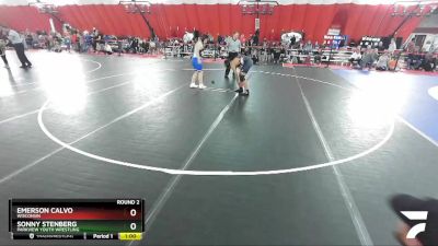 156-171 lbs Round 2 - Emerson Calvo, Wisconsin vs Sonny Stenberg, Parkview Youth Wrestling