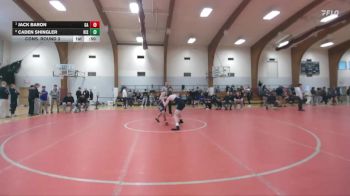 126 lbs Cons. Round 3 - Jack Baron, Germantown Academy vs Caden Shingler, Kiski School