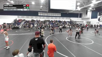 120 lbs Champ. Round 3 - Diego Arias, Savage House Wrestling Club vs Nicholas Sotelo, Mercenary
