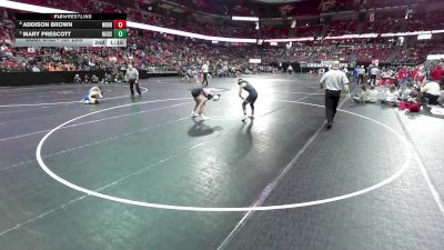 114 lbs Quarters - Emjay Neumann, Manitowoc Lincoln vs Jasmin Granados, Kenosha Bradford