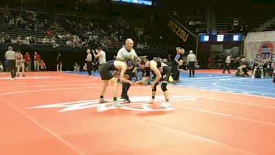 150 Class 2 lbs Champ. Round 1 - Ayden Amos, Winfield vs Zane Richards, Potosi