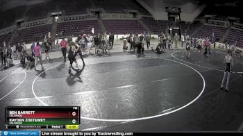 112-114 lbs Round 2 - Ben Barrett, Colorado vs Kayden Zoetewey, Colorado