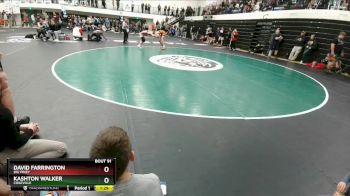 150 lbs Champ. Round 2 - Kashton Walker, Cokeville vs David Farrington, Big Piney