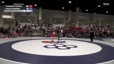 Senior Women Freestyle FS - 57 lbs Cons. Round 2 - Catharine Campbell, Grand View Wrestling Club vs Tonya Flournory, Pembroke RTC