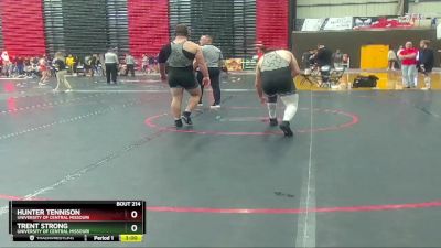 285 lbs Cons. Semi - Hunter Tennison, University Of Central Missouri vs Trent Strong, University Of Central Missouri