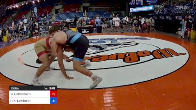 215 lbs Rnd Of 64 - Beminjam Helminski, WI vs Kaden Lambert, IN