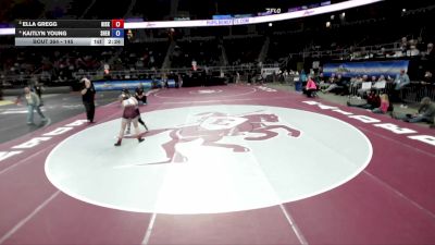 145 lbs 3rd Place Match - Kaitlyn Young, Shenendehowa vs Ella Gregg, Niskayuna-Schenectady