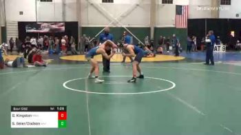 145 lbs Semifinal - Grant Kingston, MWC Wrestling Academy vs Skyler Geier/Dodson, Western Nebraska Titans