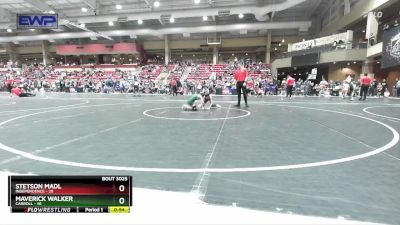 61 lbs Cons. Round 1 - Stetson Madl, Independence vs Maverick Walker, Carroll