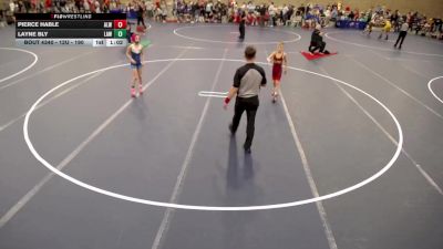 12U - 74 lbs Semis - Easton Schut, MN Elite Wrestling Club vs Aurora Priebe, MN Elite Wrestling Club