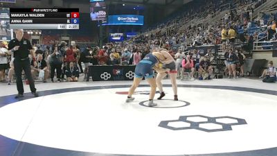 190 lbs Cons. Rd Of 16 - Makayla Walden, Utah vs Anna Gann, Alabama