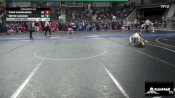 96 lbs Cons. Semi - Evan Hasselbring, Winfield vs Bryce Carlson, Derby