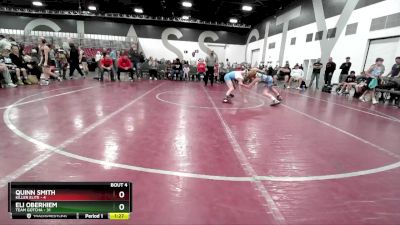 90 lbs Quarterfinals (8 Team) - Quinn Smith, Killer Elite vs Eli Oberhiem, Team Gotcha