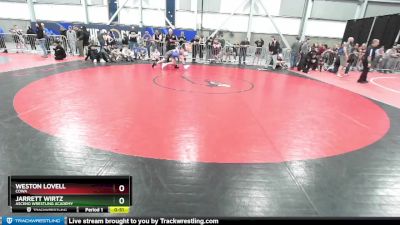 88 lbs Cons. Round 3 - Weston Lovell, COWA vs Jarrett Wirtz, Ascend Wrestling Academy