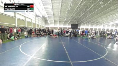 88 lbs Champ. Round 3 - Tytan Clark, Morgan Wrestling Club vs Nathan Fedotov, Team Prestige Wrestling