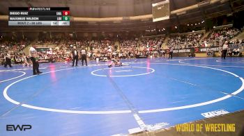 58 lbs Round Of 64 - Diego Ruiz, Eagle Empire vs Maximus Wilson, Liberty Warriors Wrestling Club