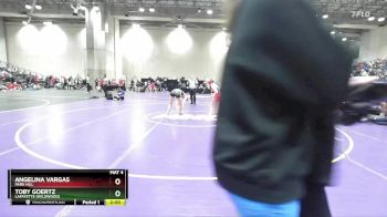 125 lbs Semifinal - Angelina Vargas, Park Hill vs Toby Goertz, Lafayette (Wildwood)