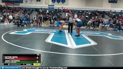 195 lbs Cons. Round 3 - John Cacioppo, Rush City-Braham vs Victor Ortiz, Champlin Park