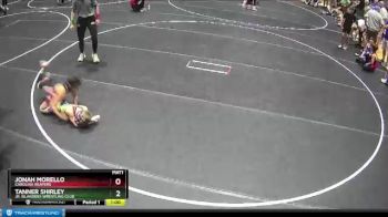 80 lbs Quarterfinal - Jonah Morello, Carolina Reapers vs Tanner Shirley, Jr. Islanders Wrestling Club