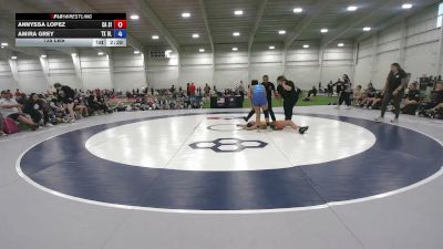 135 lbs Annyssa Lopez, California Silver vs Amira Grey, Texas Blue