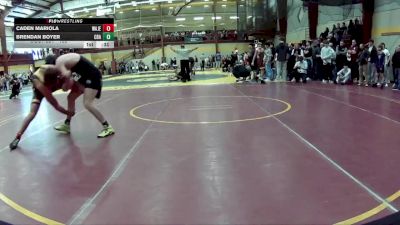 165 lbs Cons. Round 2 - Brendan Boyer, Christian Brothers Academy vs Caden Mariola, Walsh Jesuit