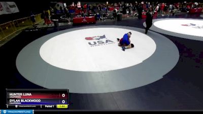 145 lbs Cons. Round 4 - Hunter Luna, California vs Dylan Blackwood, California