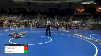 76 lbs Consolation - Taber Mcburney, Topeka Blue Thunder vs Jace Larman, Division Bell Wrestling