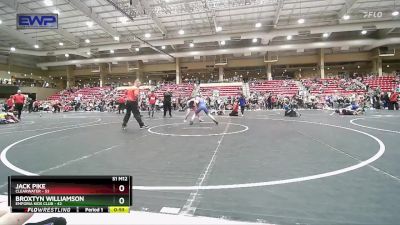 110 lbs 3rd Place Match - Jack Pike, Clearwater vs Broxtyn Williamson, Emporia Kids Club