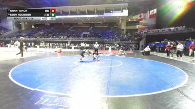 106 lbs Cons. Round 5 - Cody Holtberg, St. Mary`s vs Grant Dixon, Oakdale