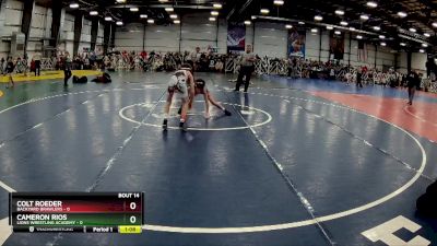 72 lbs Rd# 7- 10:45am Saturday Final Pool - Cameron Rios, Lions Wrestling Academy vs Colt Roeder, Backyard Brawlers