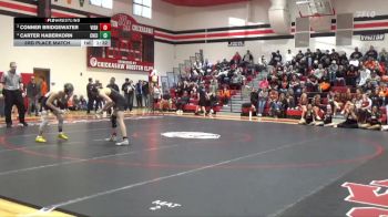 120 lbs 3rd Place Match - Conner Bridgewater, Vinton-Shellsburg vs Carter Haberkorn, Charles City