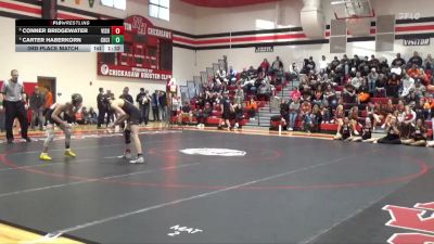 120 lbs 3rd Place Match - Conner Bridgewater, Vinton-Shellsburg vs Carter Haberkorn, Charles City