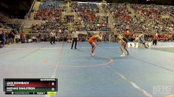 121 lbs Quarterfinal - Jack Bohmbach, Killdeer vs Mathias Dahlstrom, Oakes