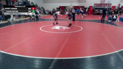 215 lbs Cons. Round 5 - Lucas Potter, Buffalo vs Wyatt Larson, New Richland-H-E-G