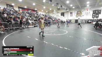 106 lbs 3rd Place Match - Zeke Guerrero, Quartz Hill vs Aaron Contreras, West Covina