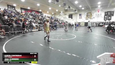 106 lbs 3rd Place Match - Zeke Guerrero, Quartz Hill vs Aaron Contreras, West Covina