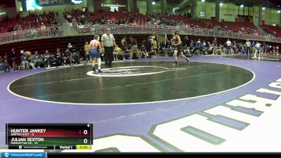 106 lbs Round 2 (6 Team) - Hunter Jankey, Gretna East vs Julian Sexton, Manhattan HS