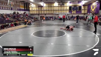 175 lbs Cons. Round 4 - Brigg Broyles, East Valley Wrestling vs Joaquin Merrill, Mat Monsters Wrestling Club