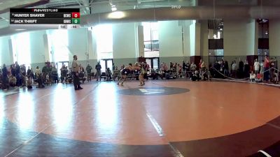 105 lbs Cons. Round 1 - Jack Thrift, Great Neck Wrestling Club vs Hunter Shaver, Bath County Wrestling Club