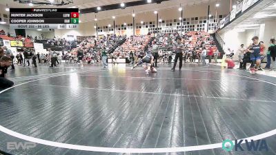 96 lbs Rr Rnd 3 - Hunter Jackson, Locust Grove Youth Wrestling vs Cooper Johnson, Raw Wrestling Club