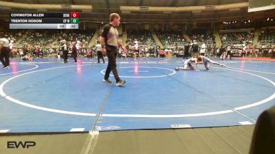 80 lbs Consi Of 32 #1 - Covington Allen, Scrap Yard Training vs Trenton Hosom, CP Wrestling